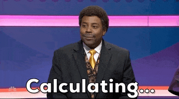 Calculating Kenan Thompson GIF by Saturday Night Live