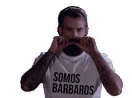 Marc Crosas Beard Sticker by Somos Barbaros