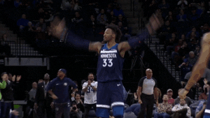 lets go wave GIF by NBA