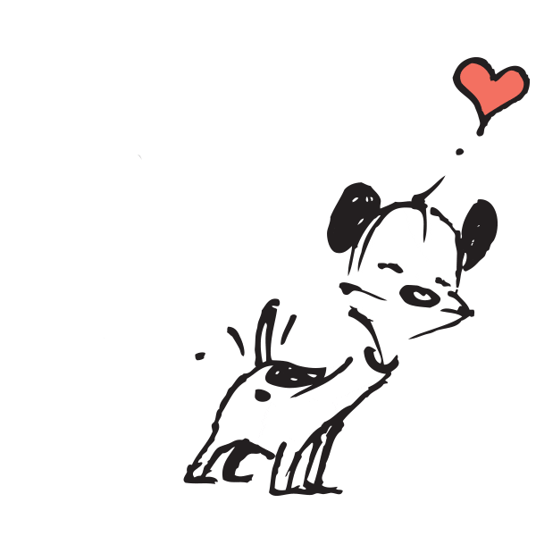 Dog Love Sticker by MUTTS