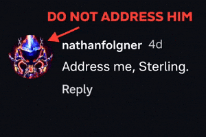 Do Not Address Him GIF