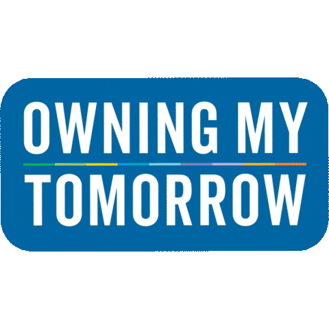 Tomorrow Owning Sticker by George Brown Polytechnic
