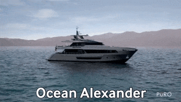 OceanAlexander luxury yacht boats oa GIF