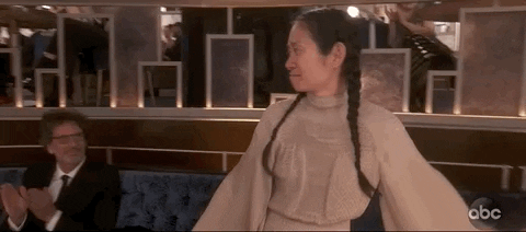 Chloe Zhao Oscars GIF by The Academy Awards - Find & Share on GIPHY