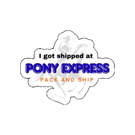 Ponyexpresspackandship Sticker by Ahart Real Estate