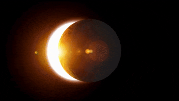 Eclipse Astronomy GIF by Oi