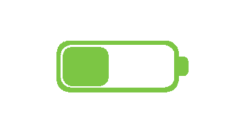 Power Battery Sticker by Raghav Bansal