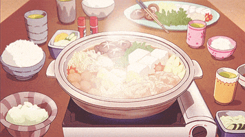 tamako market anime food GIF