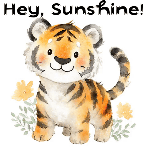 Tiger Cub Hello GIF