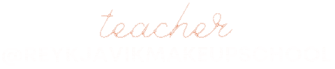 Teacher Makeupschool Sticker by Reykjavik Makeup School