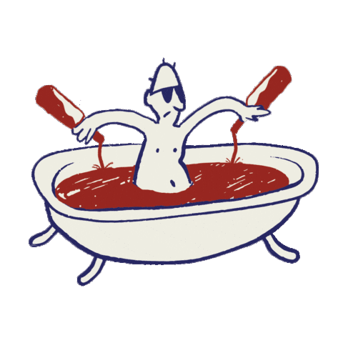 Man Pouring Sticker by CTZN