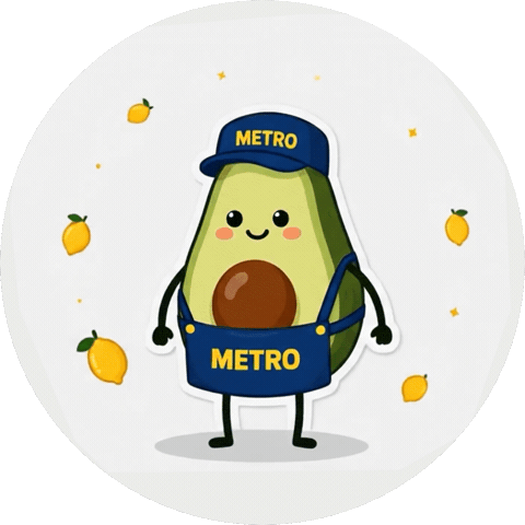 Avocado Sticker by Metro Türkiye