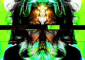 Old Man Glitch GIF