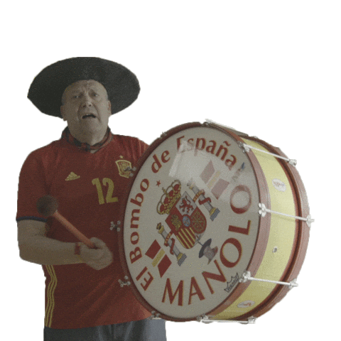 Manolo El Del Bombo Seleccion Sticker for iOS & Android | GIPHY