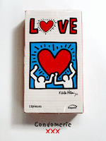 keith haring love GIF by Condomerie