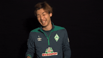japan laugh GIF by SV Werder Bremen