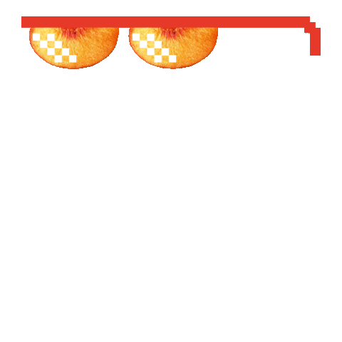Sunglasses Peach Sticker by RAUCH