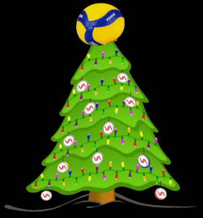 Xmas Tree GIF by Aurora Beach Volleyball