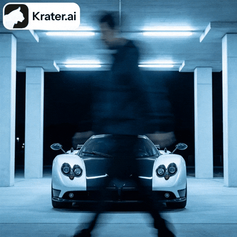 Man Walking Car GIF by Krater.ai