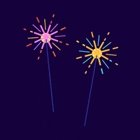 Happy New Year Party GIF by ank_illustrates