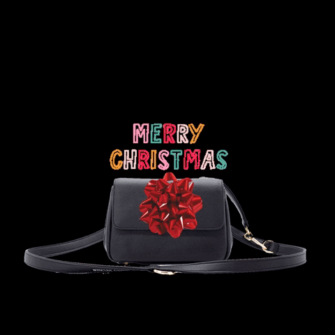 Merry Christmas Bag GIF by Melina Bucher