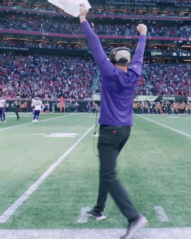 Head Coach Celebration GIF by Minnesota Vikings
