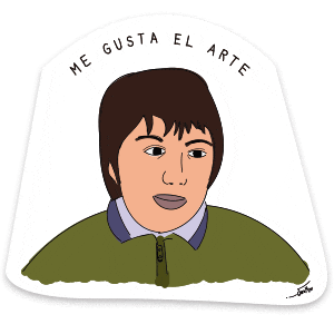 Me Gusta El Arte Sticker