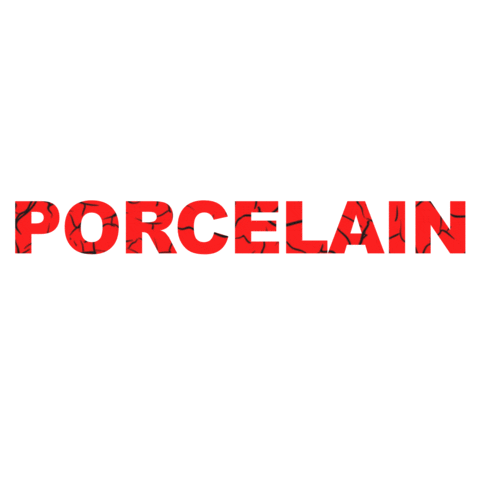 Sg Porcelain Sticker by Garett Sharp