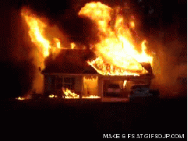 House on fire GIFs - Find & Share on GIPHY