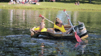 Boat Fail GIF by Western Illinois University