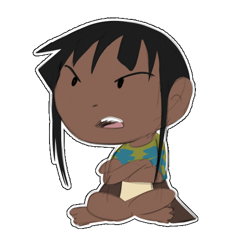 Sad Girl Sticker