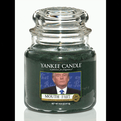 trump usa america make america great again candle fragrance GIF by Josni B. 