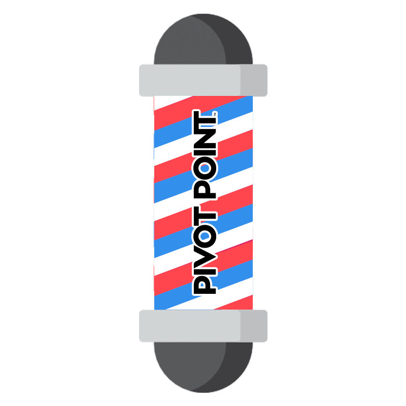 Hair Barber Sticker by Pivot Point Brasil