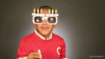 happy birthday kids GIF by Children's Miracle Network Hospitals