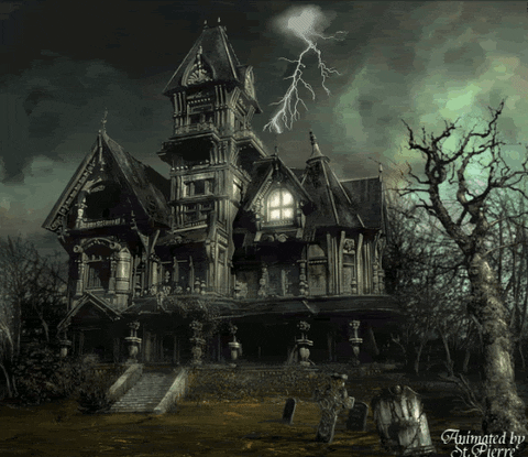 Haunted House GIF - Find & Share on GIPHY