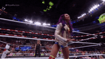 Sasha Banks Sport GIF by WWE