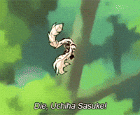 Sasuke and Sakura – animated gif from Naruto