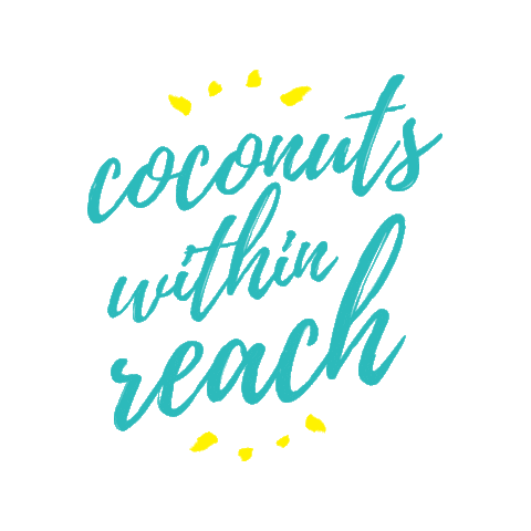 Coconut Water Vacation Sticker by Coconut Beach