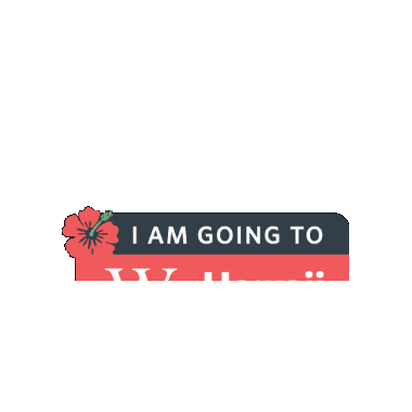 Hawaii Aloha Sticker by WFG