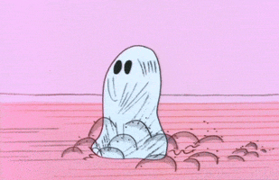 Pig Pen Ghost GIF by MOODMAN