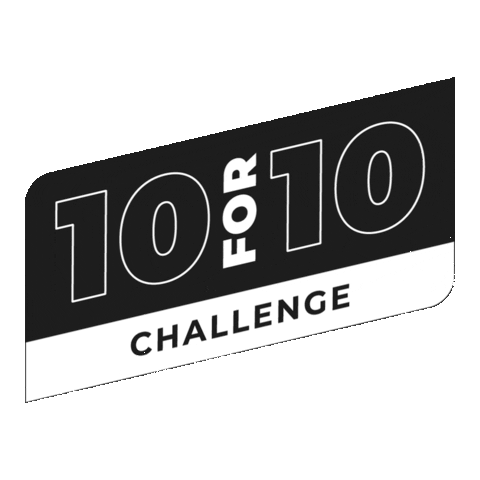 10 For 10 Fitness Sticker by Beforeyouspeak Coffee
