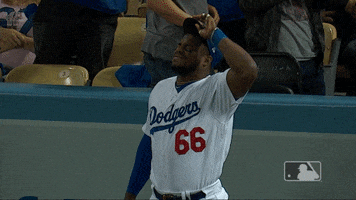 Mad Los Angeles Dodgers GIF by MLB