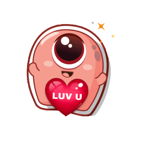 I Love You Heart Sticker by colourcon