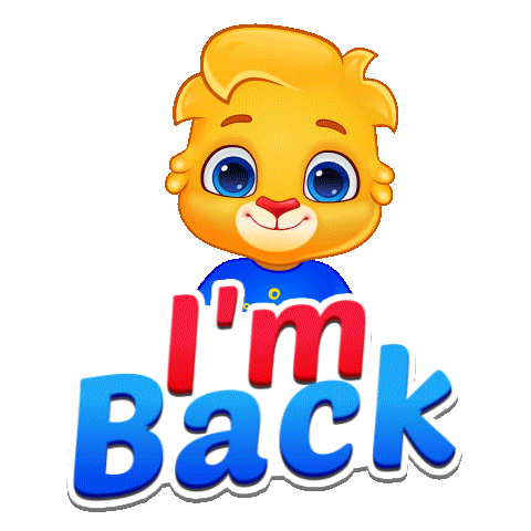 Im Back Here I Am Sticker by Lucas and Friends by RV AppStudios