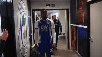 paul cook celebration GIF by Wigan Athletic