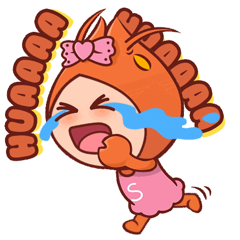 Sad Cry Sticker by Shopee Indonesia for iOS & Android | GIPHY