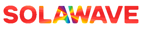 Happy Rainbow Sticker by Solawave