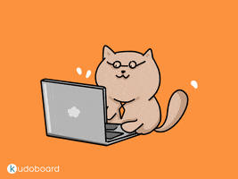 Kudoboard keyboard cat cat typing office cat kudoboard GIF