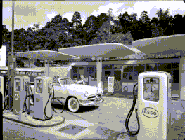 gas station GIF