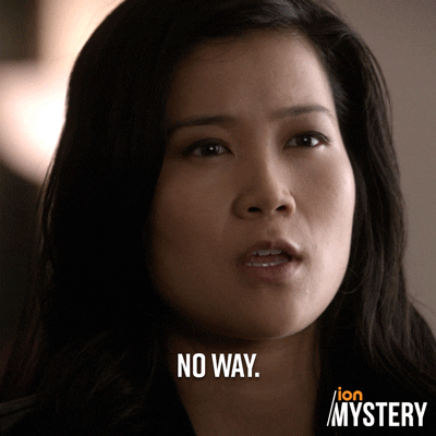 No Way Seriously GIF by ION Mystery